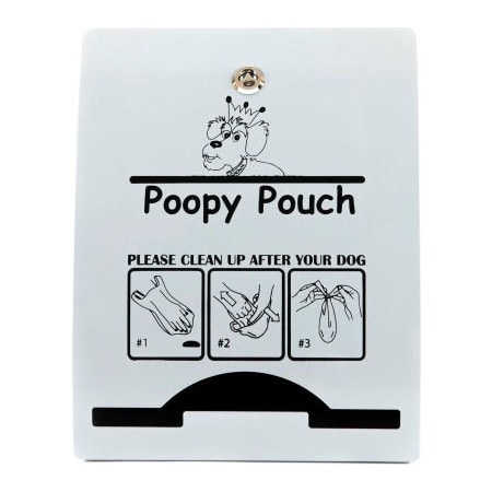 Crown Products Poopy Pouch Express Pet Waste Bag Dispenser for Rolled Bags, Metallic PP-EXP-METALLIC